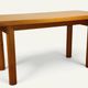 Table René Martin en pin massif moderniste, 1960