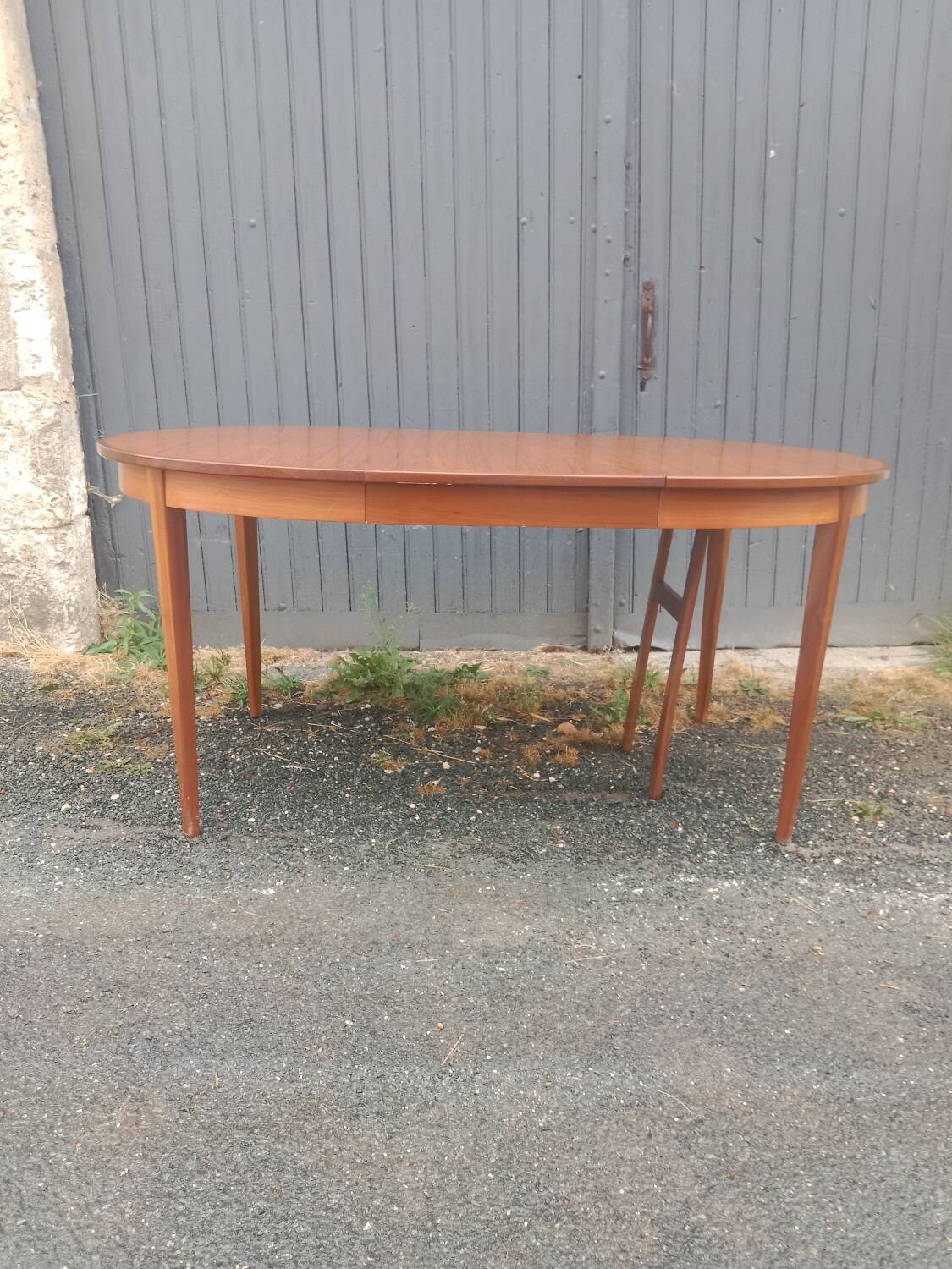 Table ronde scandinave à rallonges
