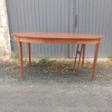 Table ronde scandinave à rallonges