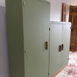 Asymmetrical wardrobe from the 1950s.