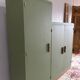 Asymmetrical wardrobe from the 1950s.