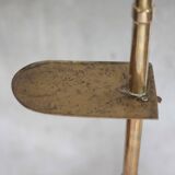 1930s brass floor lamp, reading lamp.