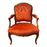 Walnut armchair louis XV