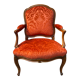 Walnut armchair louis XV