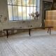 Solid oak farm bench 3m