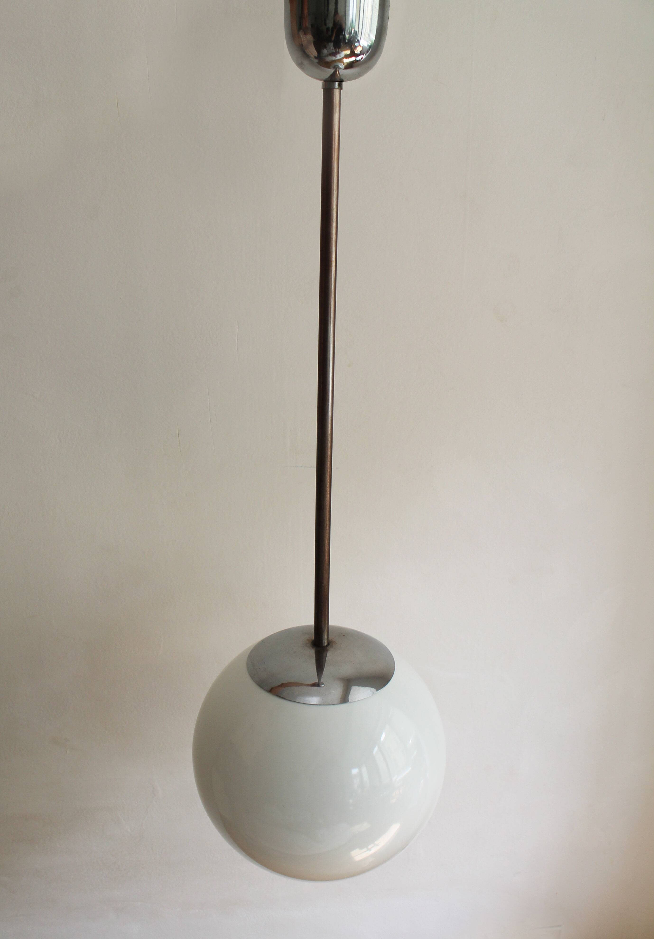 1930's Modernist Ceiling Lamp by Franta Anyz
