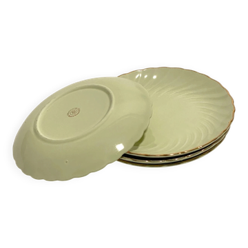 Assiettes à dessert en porcelaine