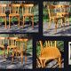 4 chairs bistro 50-60s