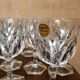 12 crystal water glasses Chaumont model