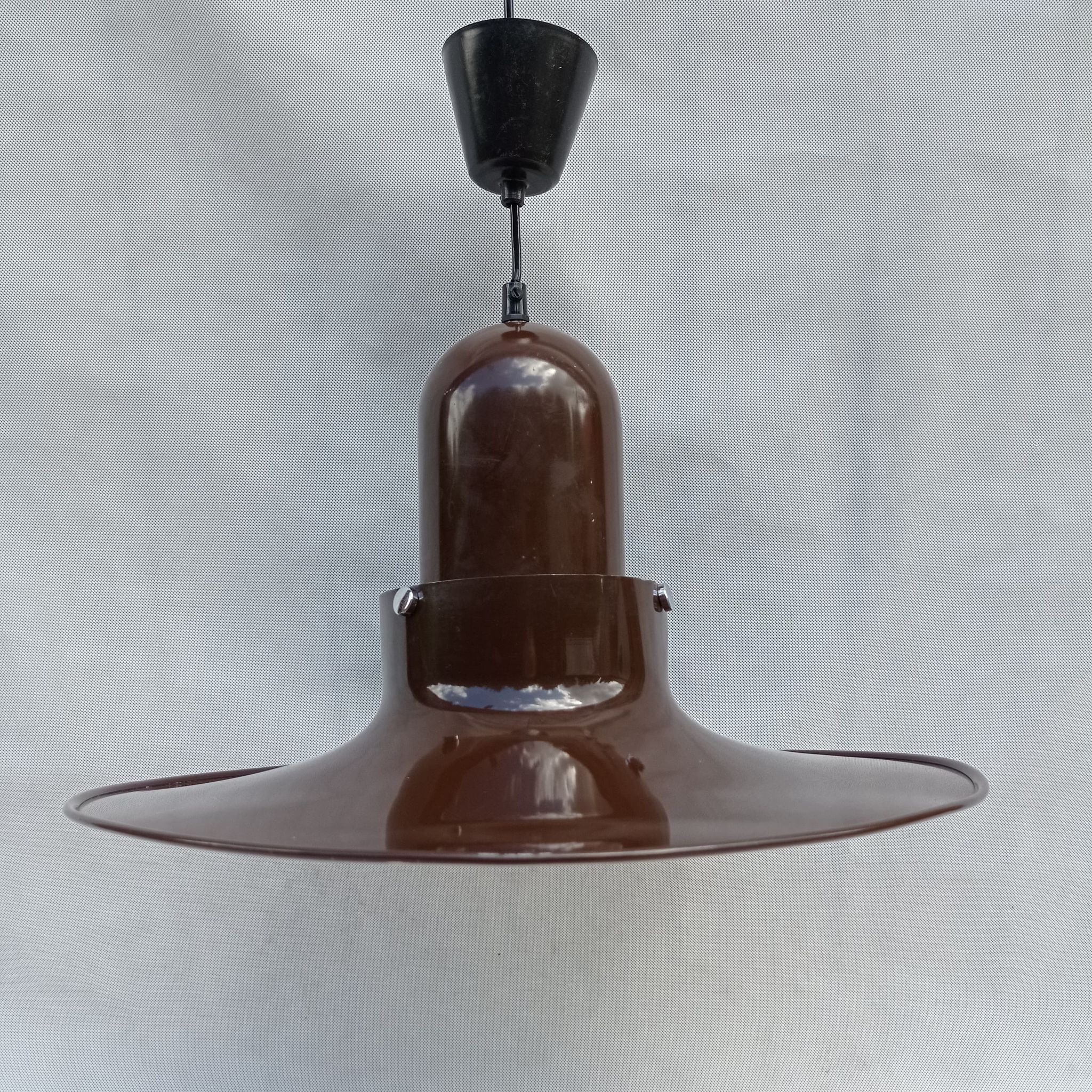 Hanging bronze UFO lamp from Ikea
