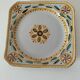 Square dish in earthenware Hubaudière & Bousquet (HB) Quimper