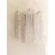 Contemporary Diamond Strips ”Listelli” Murano Glass Wall Sconce