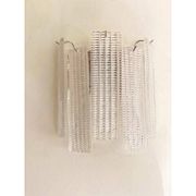 Contemporary Diamond Strips ”Listelli” Murano Glass Wall Sconce