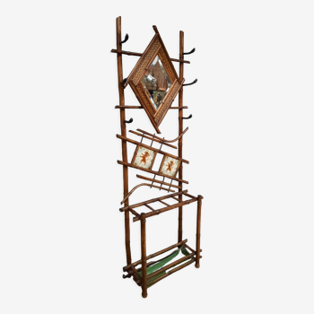 Porte-manteau en bambou 1900