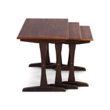 Mid-century danish rosewood pull out tables, 1960s