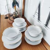 6 cups and tea saucers