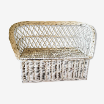 Rattan chest bench