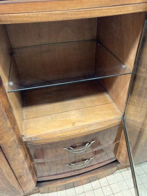 Art Deco 3-door, 2-drawer sideboard