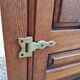 Small wardrobe with one door in solid oak - Guillerme and Chambron