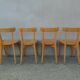 6 chaises de bistrot luterma vintage