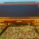 Empire style desk return from egypt double sided in mahogany and gilded bronzes year 1900