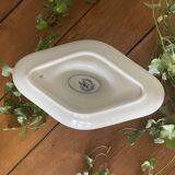 Antique sauce boat in Saint-Amand earthenware (Nord)