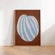Peinture abstraite giclée, 50x70cm