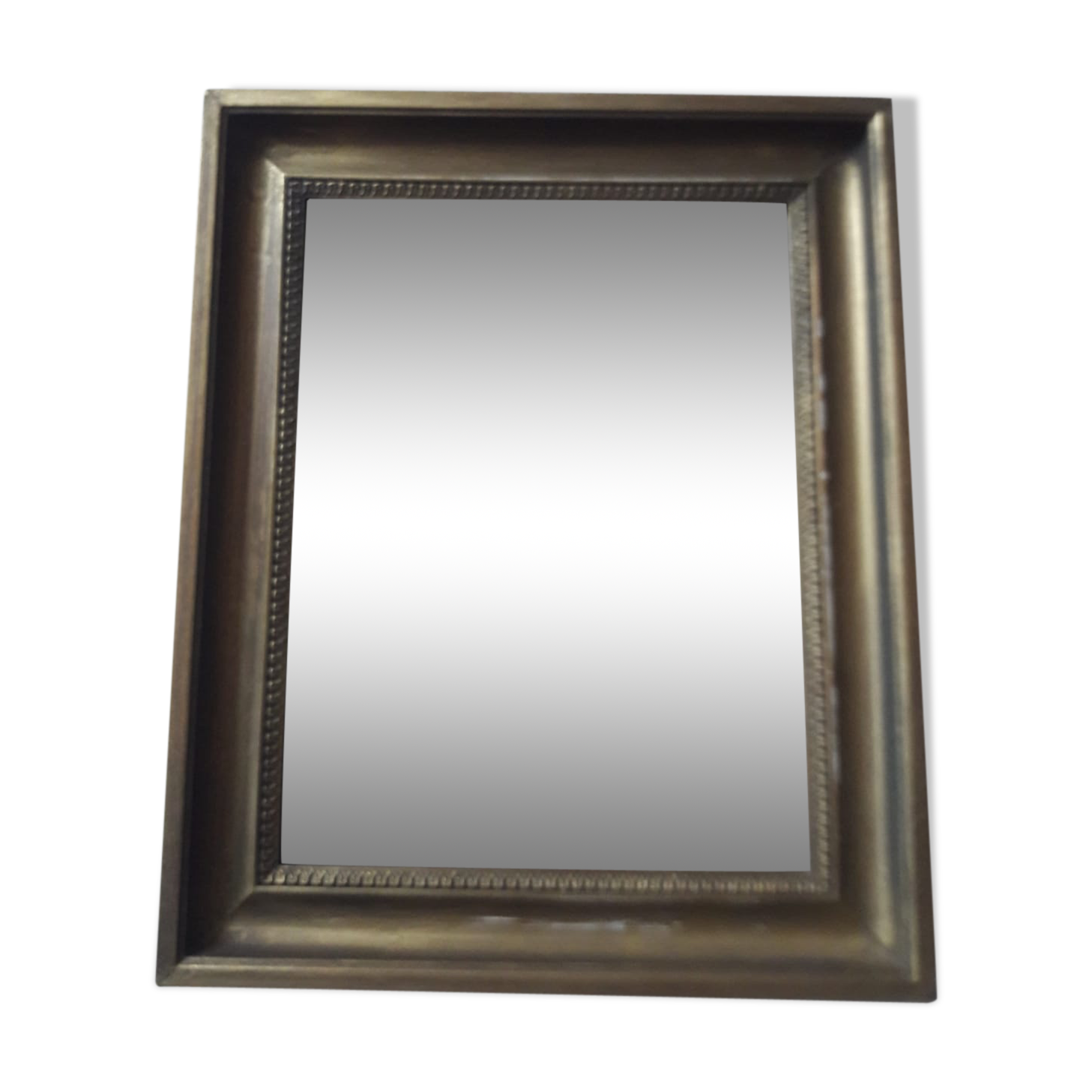 Gold wood mirror 34x42cm
