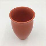 Vase en céramique orange