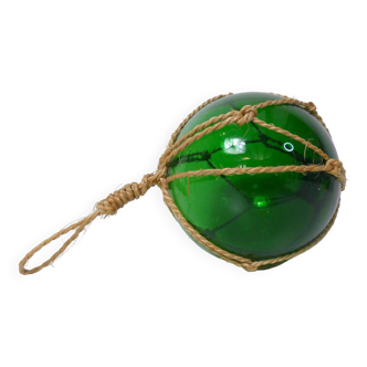 green float glass ball for vintage water garden