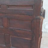 Louis XIII cylinder desk in oak, 19th century