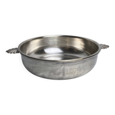 Arts de la table, légumier métal argenté prises coquille XXème
