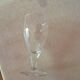 Bel ensemble de 11 verres à pied vintage – Cristal gravé Art Déco – 3 taill