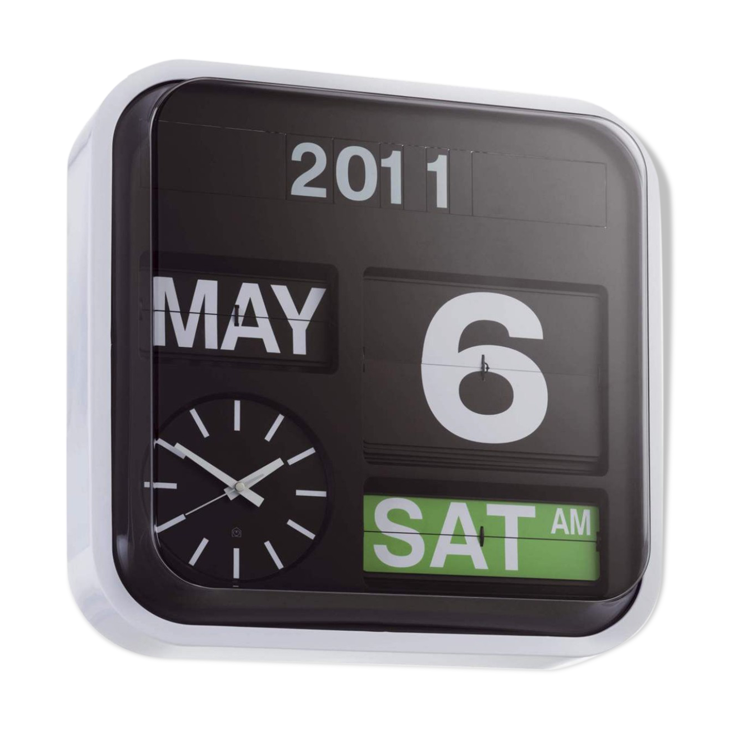 Industrial wall clock "Flap" - Habitat