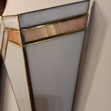 Stained glass wall lamp