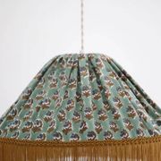 Suspension textile conique Bella imprimée "bohemian flora"