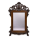 Very important carved wooden mirror, dating from the 19th century, Napoleonic III period.