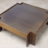 Table basse « Zelda » par Sergio Asti en palissandre, 1960
