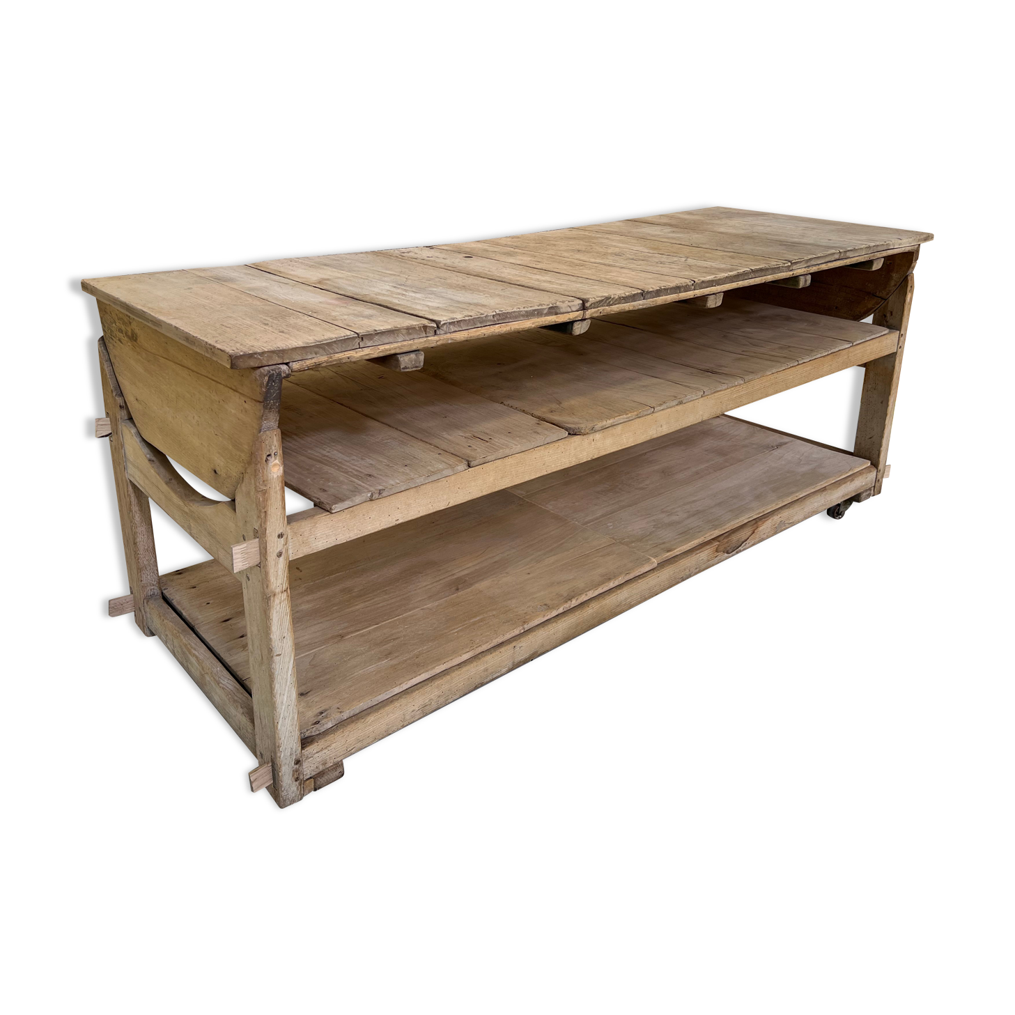 Old light wood mixer