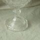 Louis Philippe style glass candy sugar bowl