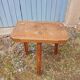Antique wooden tripod stool