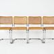 Ensemble de 4 chaises style B32 par Marcel Breuer