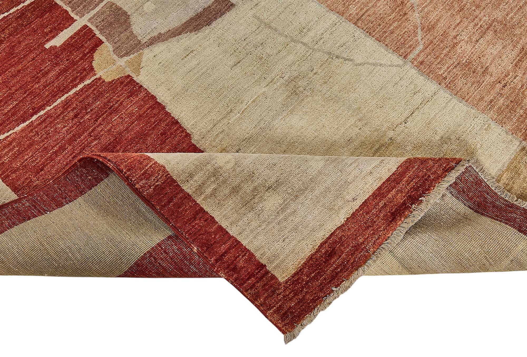 Turkish Handknotted Wool Oushak Rug 185 cm x 271 cm