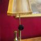 Old copper column telephone lamp 1910s