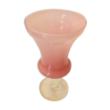 Pink opaline vase