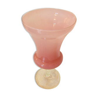 Pink opaline vase
