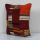 18" x 20" Carpet Pillow, Bohemian Kilim Lumbar, Turkey Pillow, Home Decor, Couch Throw Pillow