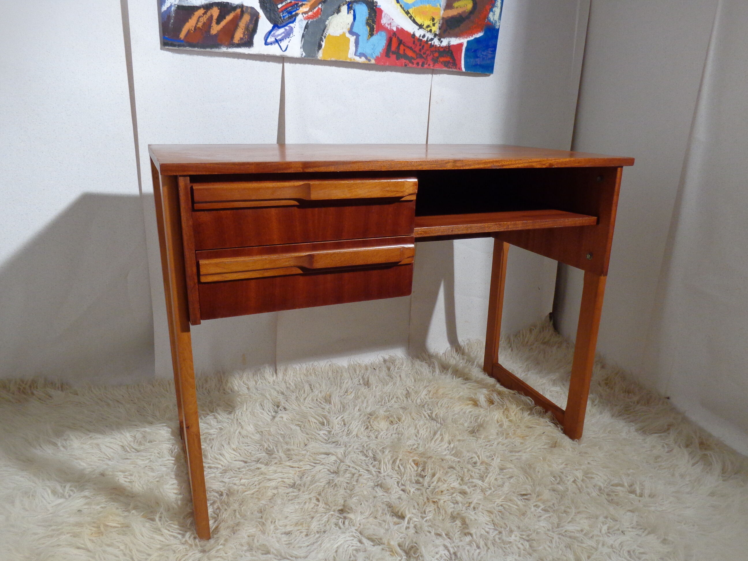 Vintage office from the 50s feet golden oak sled
