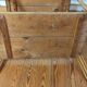 Rattan and cork side table