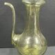 Design decanter, pourer in glassware of biot green vintage glass
